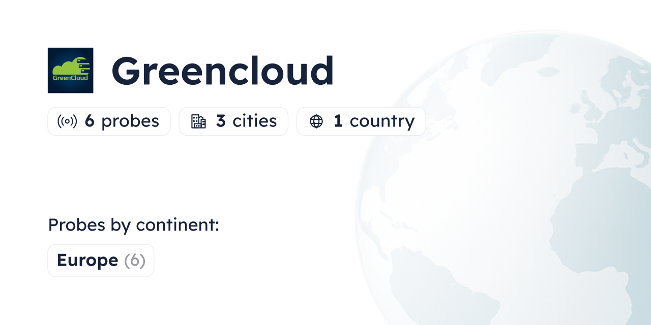 Greencloud Looking Glass - Globalping
