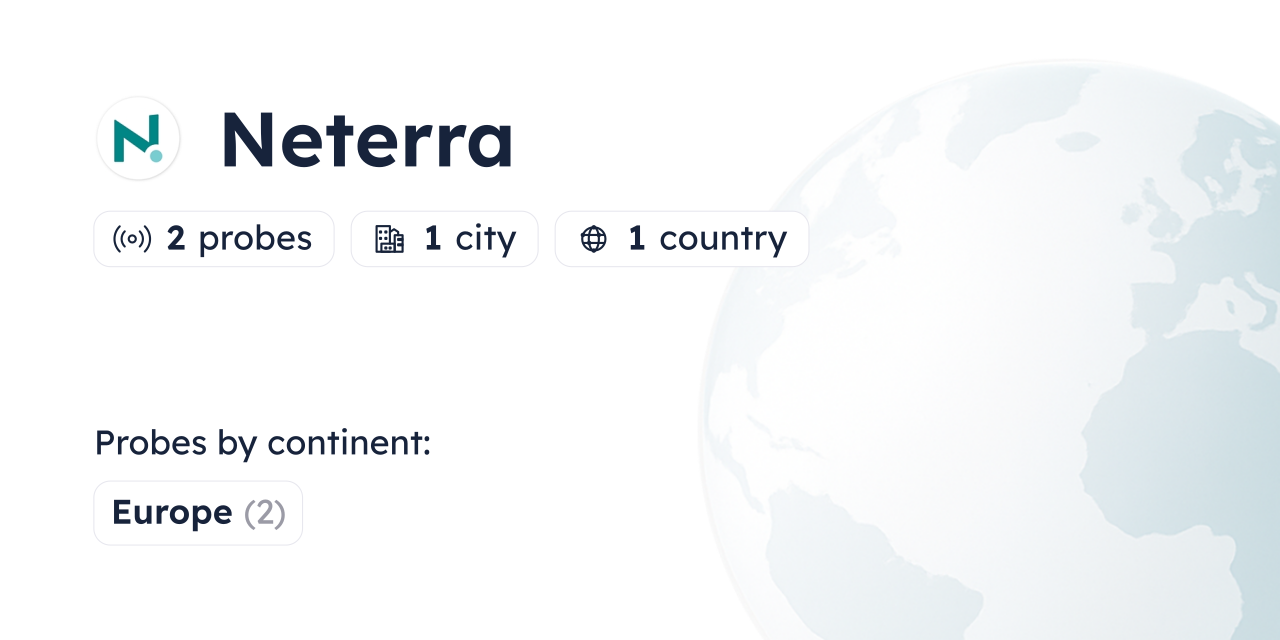 Neterra Looking Glass - Globalping