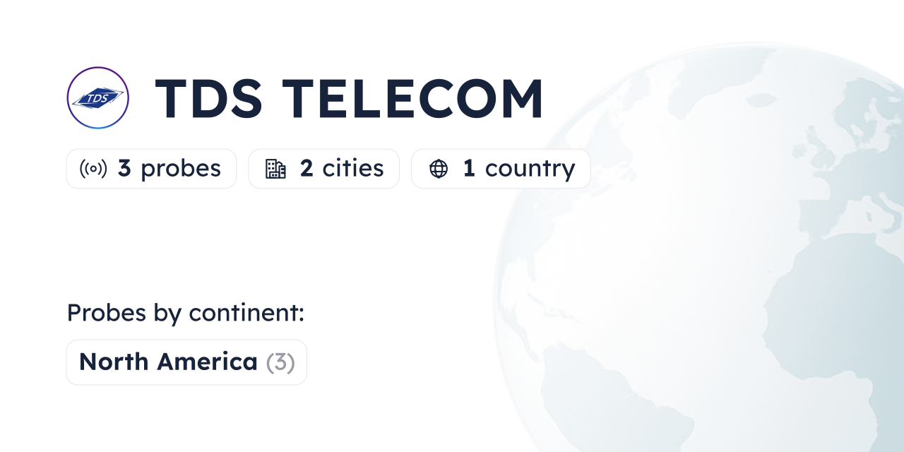 Tds Telecom Looking Glass - Globalping